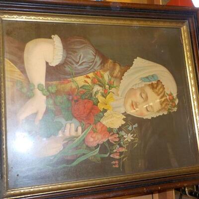 " Vintage print dated 1900's ."