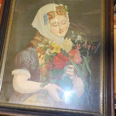 " Vintage print dated 1900's ."