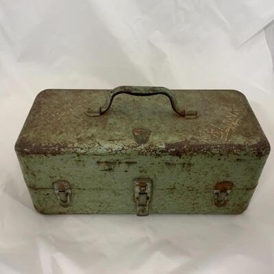 .166. Vintage | Metal Tackle Box | Fishing Lures | My Buddy