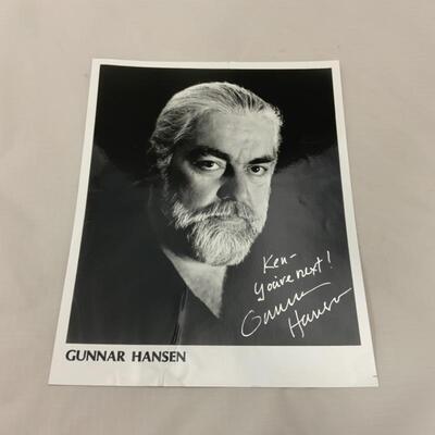 .174. Gunnar Hansen | Texas Chainsaw Massacre | Signed 8x10