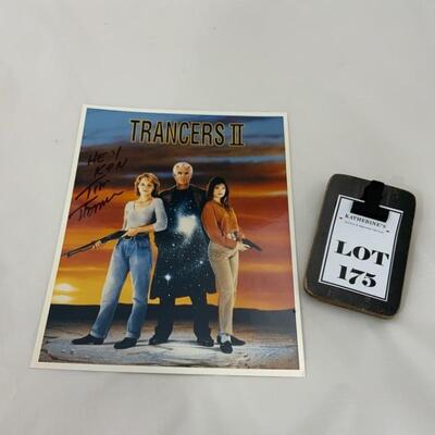 .175. Tom Thomerson | Jack Deth | Trancers II | Signed 8x10