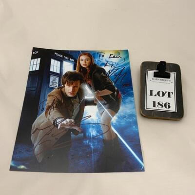 .186. Autographed 8x10 | Doctor Who | Matt Smith | Karen Gillian