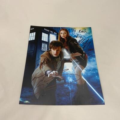 .186. Autographed 8x10 | Doctor Who | Matt Smith | Karen Gillian