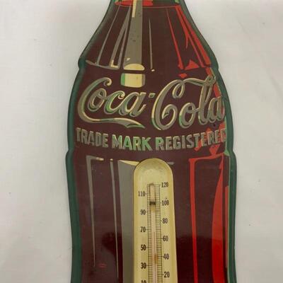 .209. Vintage | ORIGINAL | Coca-Cola Bottle Thermometer | 1950s