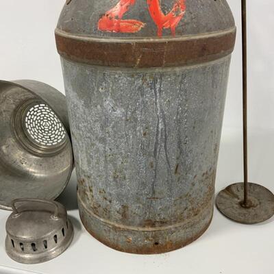 .210. Farm Fresh | Number 20 Milk Can and Accessories