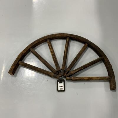 .211. Farm Fresh | Half Wagon Wheel