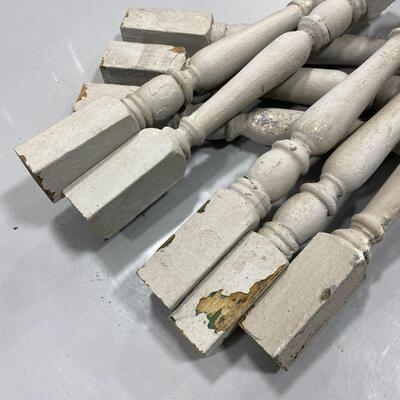 .213. Eight Grey Spindles | Architectural Salvage  