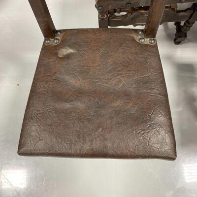 .215. Set of 8 | Antique | Gothic Style Chairs
