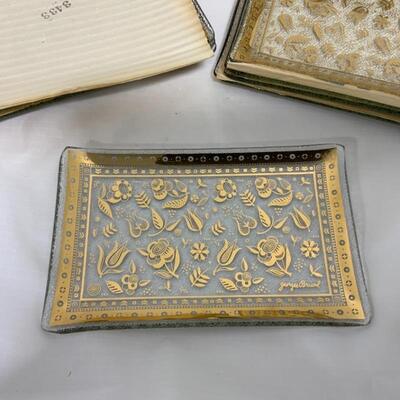 .218. Vintage | Eight Matching Glass Trays | ONS | MCM