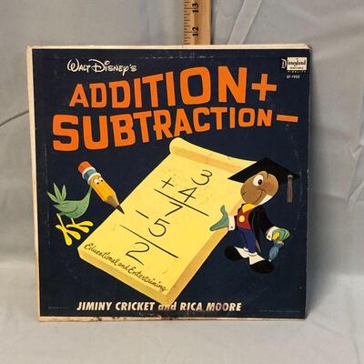 1963 Disney Addition Subtraction LP