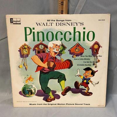1959 Disney Pinocchio LP