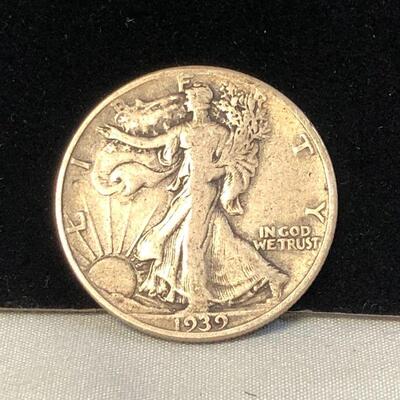 1939 Liberty Walking Half Dollar