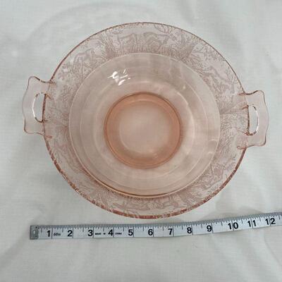 .222. Antique | Paden City | BLACK FORREST | Handled Bowl