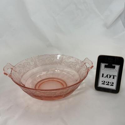 .222. Antique | Paden City | BLACK FORREST | Handled Bowl