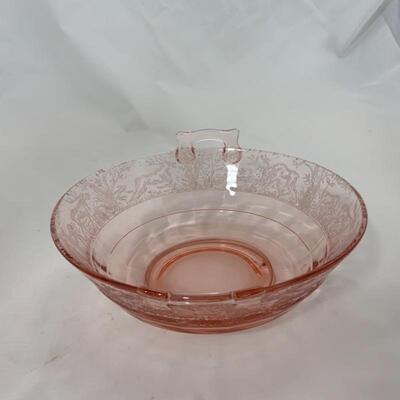 .222. Antique | Paden City | BLACK FORREST | Handled Bowl