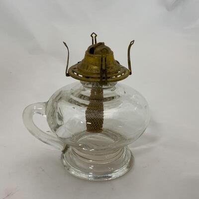 .223. Two Oil Lamps | Double Lamp Cast Iron Sconce