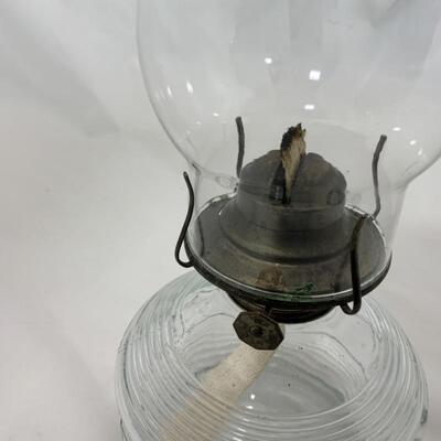 .223. Two Oil Lamps | Double Lamp Cast Iron Sconce