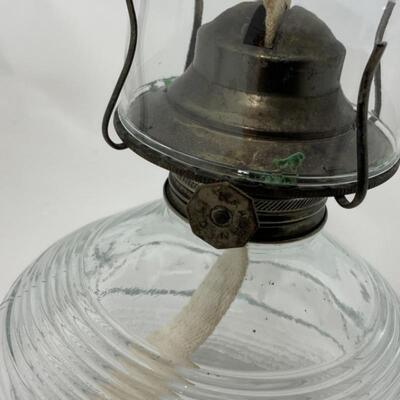.223. Two Oil Lamps | Double Lamp Cast Iron Sconce