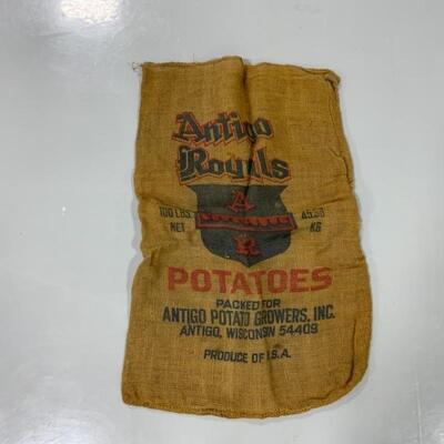 .227. Vintage | Farm Fresh | Eight Potato Sacks 