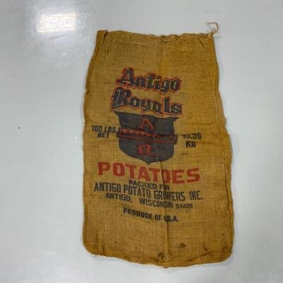 .227. Vintage | Farm Fresh | Eight Potato Sacks 