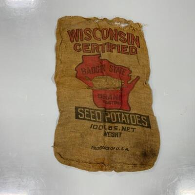 .227. Vintage | Farm Fresh | Eight Potato Sacks 