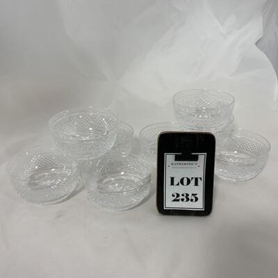 .235. Waterford | Eight Finger Bowls | Lismore Pattern