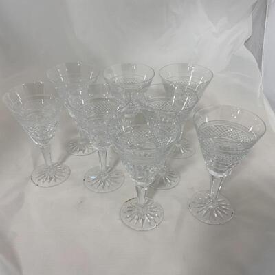.237. Waterford | Eight Water Goblets | Lismore Pattern