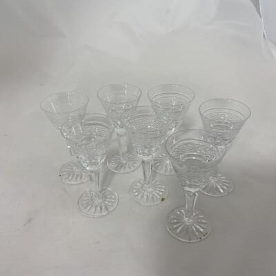 .238. Waterford | Seven Cordial Glasses | Lismore Pattern