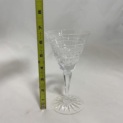 .239. Waterford | Eight White Wine Glasses | Lismore Pattern
