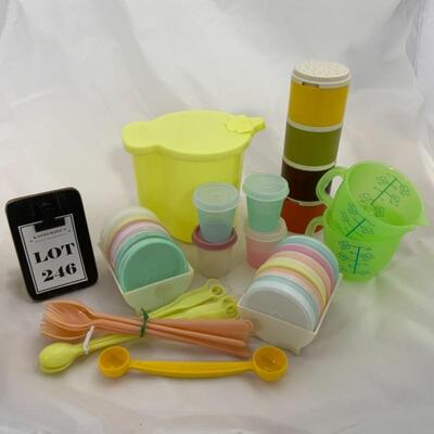 .246. Vintage | Mixed Tupperware Lot