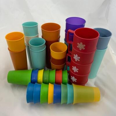.247. Vintage | Thirty-Six Tupperware Cups