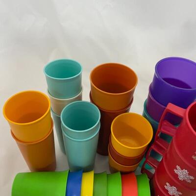 .247. Vintage | Thirty-Six Tupperware Cups