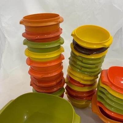 .249. Vintage | Sixty-Five Tupperware Storage Pieces