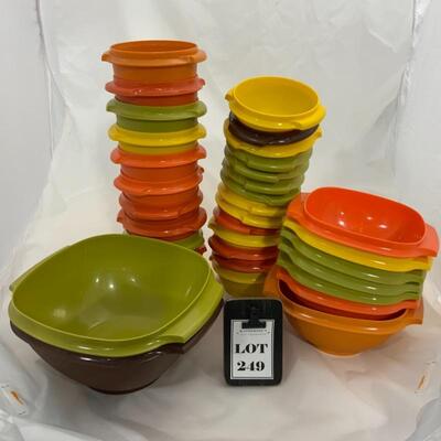 .249. Vintage | Sixty-Five Tupperware Storage Pieces