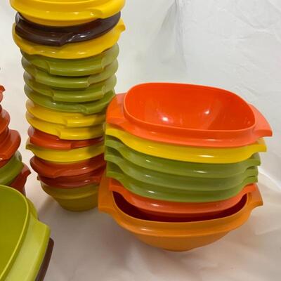 .249. Vintage | Sixty-Five Tupperware Storage Pieces