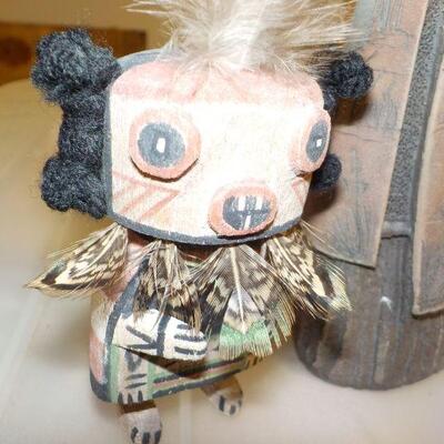 South america antique artifacts. AND HAND PAINTED ARMADILLO.