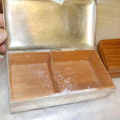 3 Hand crafted trinket Boxes.