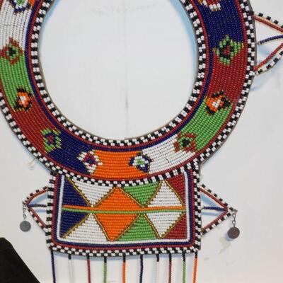  Hand crafted Bead  made African Ceremonial  Dress,