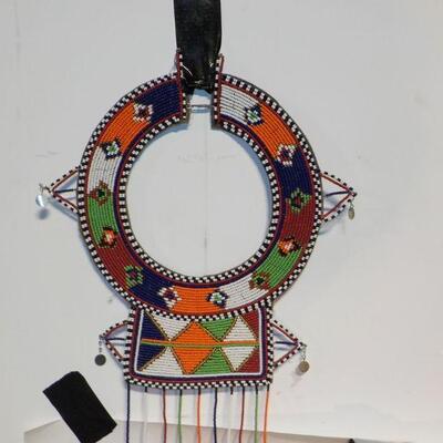  Hand crafted Bead  made African Ceremonial  Dress,