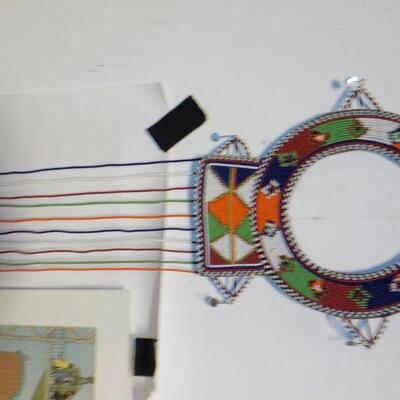  Hand crafted Bead  made African Ceremonial  Dress,