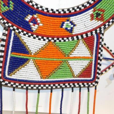 Hand crafted Bead  made African Ceremonial  Dress,