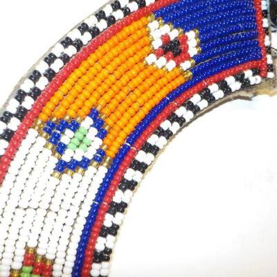  Hand crafted Bead  made African Ceremonial  Dress,