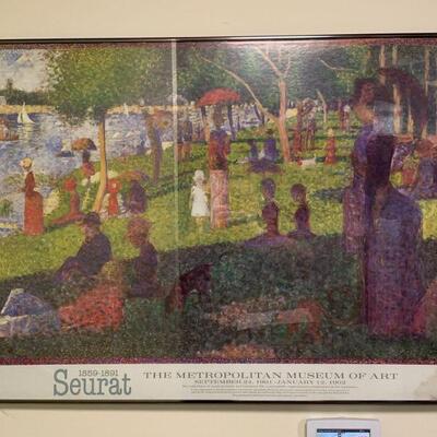 Seurat framed print / The Metropolitan Museum of art