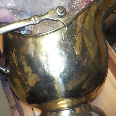 Large Brass serving bucket 18 x 24 x 14.