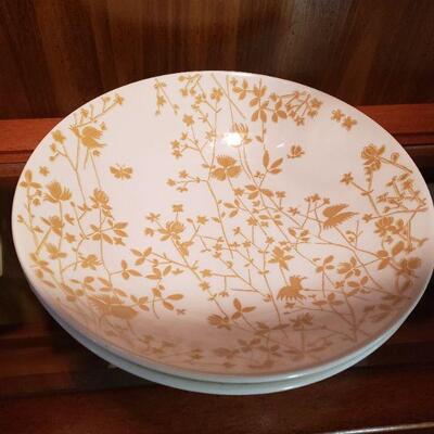 Vintage mid century Golden Meadow ironstone  Sheffield dishes