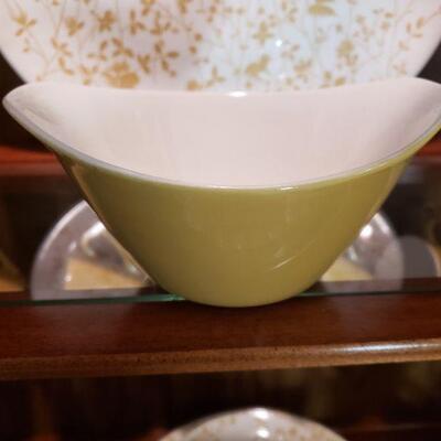 Vintage mid century Golden Meadow ironstone  Sheffield dishes