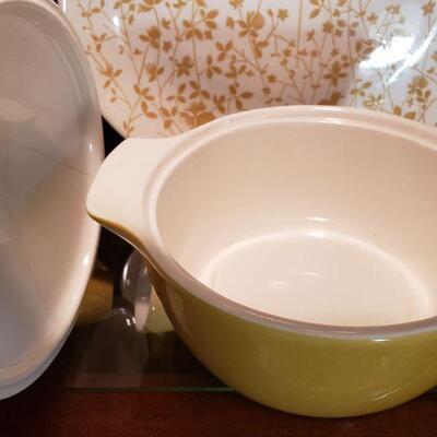 Vintage mid century Golden Meadow ironstone  Sheffield dishes