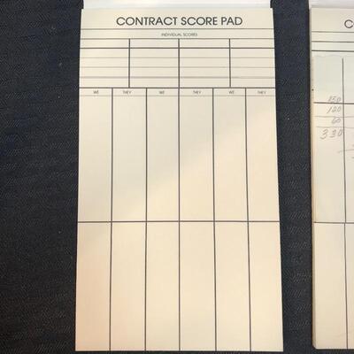 Lot of 2 CaspariÂ® Bridge Notebooks