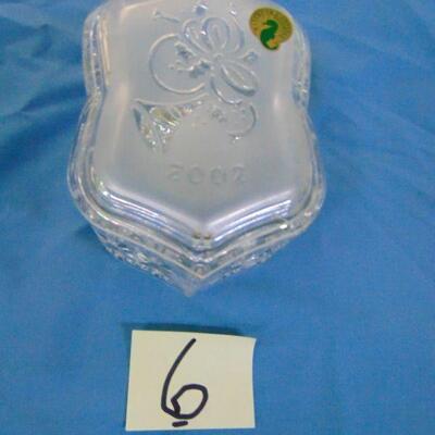 6 Waterford Crystal Music Box