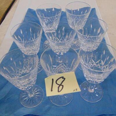 18 Waterford Stemware